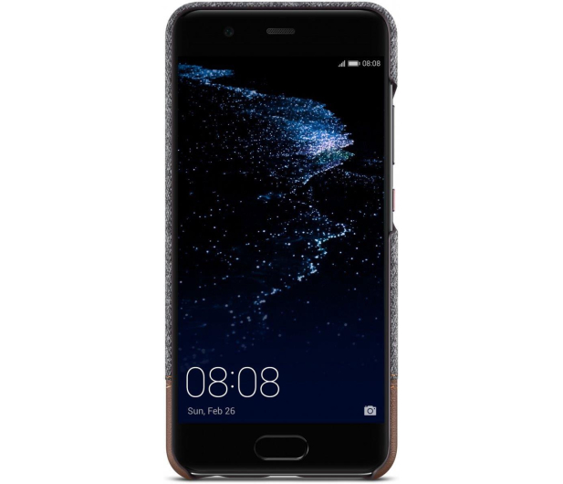 Etui skóra-filc do Huawei P10 ciemnoszare - 352196 - zdjęcie 4
